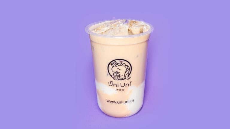Pu'er Milk Tea with Milk Mochi