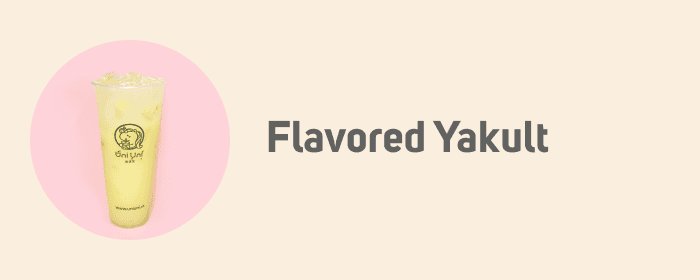 Flavored Yakult