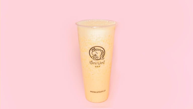 Mango Yogurt Slush with Cheese Foam