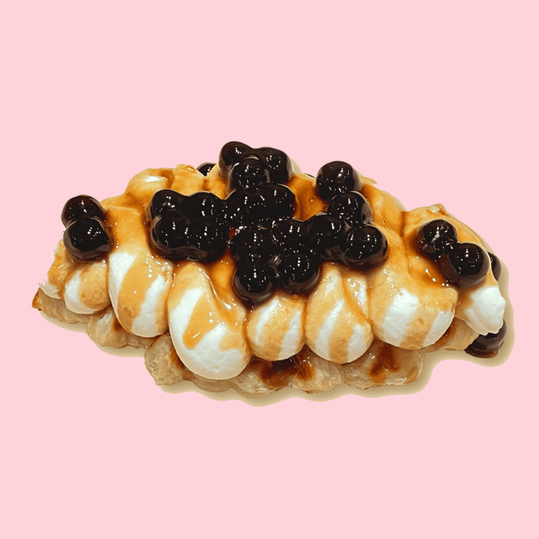 Brown Sugar Boba Croffle