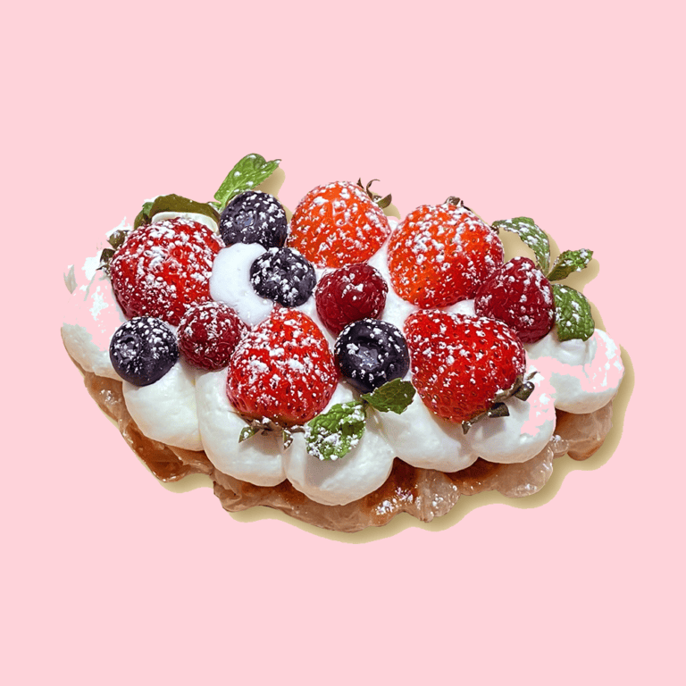 Mixed Berry Croffle