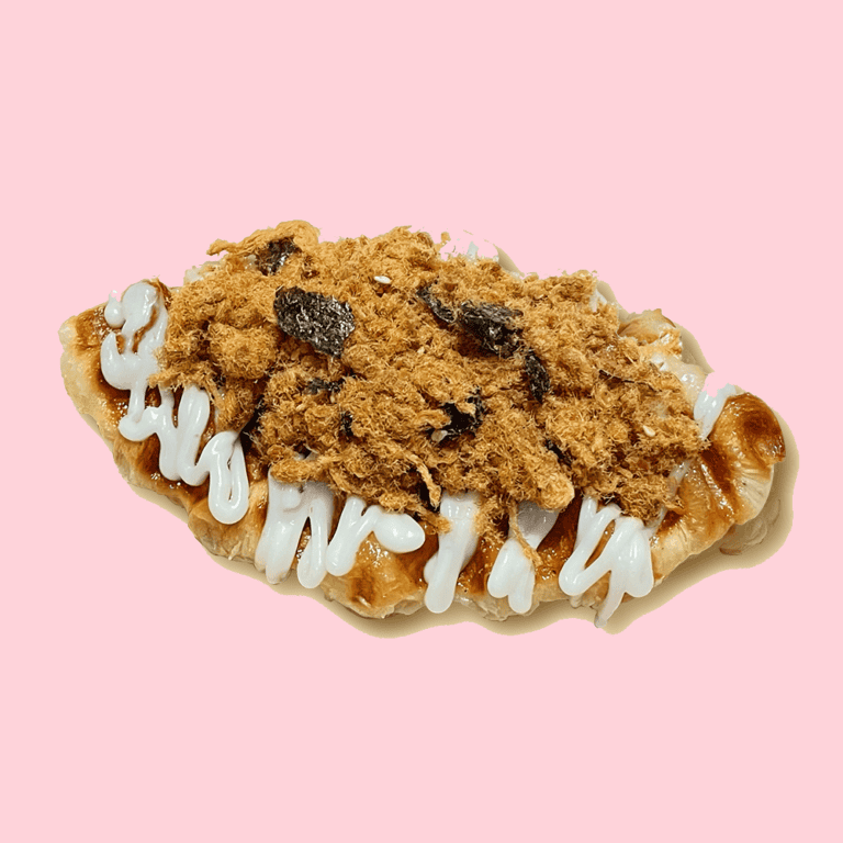 Seaweed Pork Floss Croffle