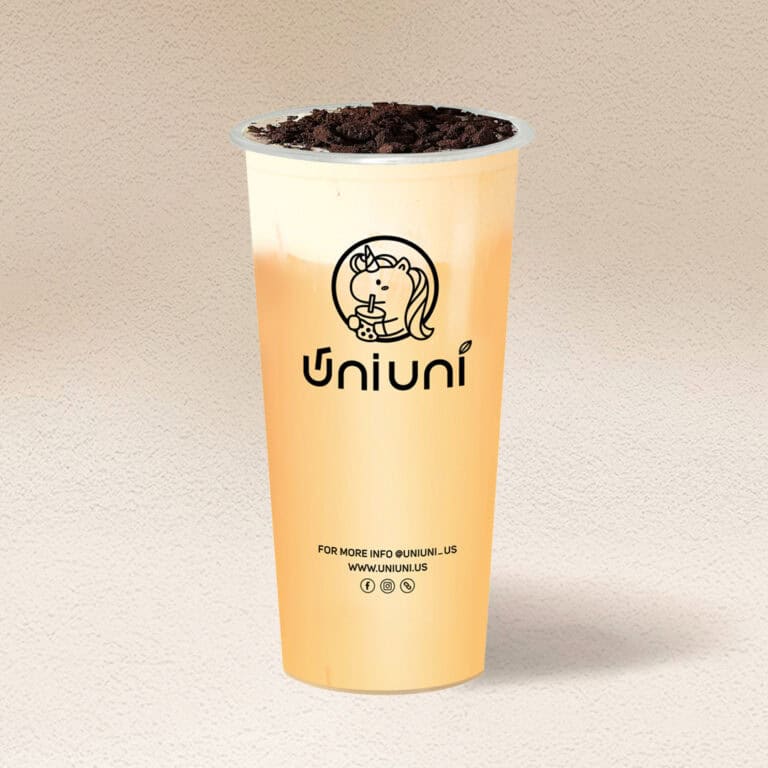 Handcraft Garden Milk Tea with Oreo Cheese Foam