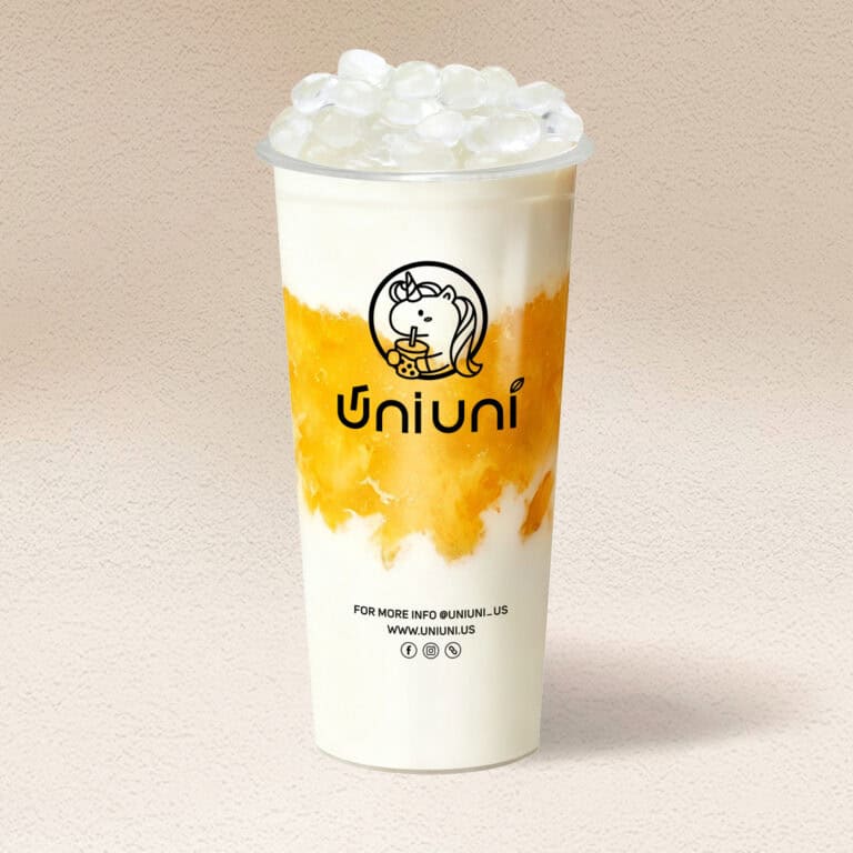 Mango Yogurt with Crystal Boba